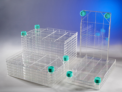 單層至10層培養(yǎng)裝置，可一次性大規(guī)模培養(yǎng)細(xì)胞