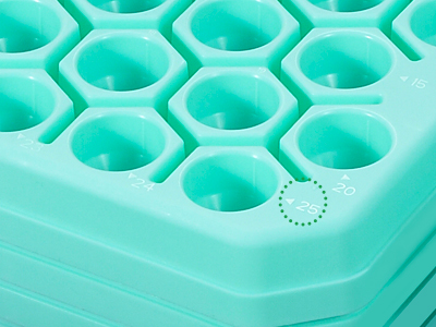 表面帶數(shù)字標(biāo)記，易于辨認(rèn)及方便實(shí)驗(yàn)記錄