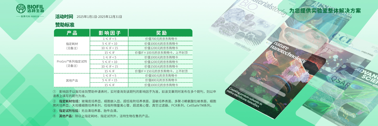 潔特生物論文有獎(jiǎng)證集